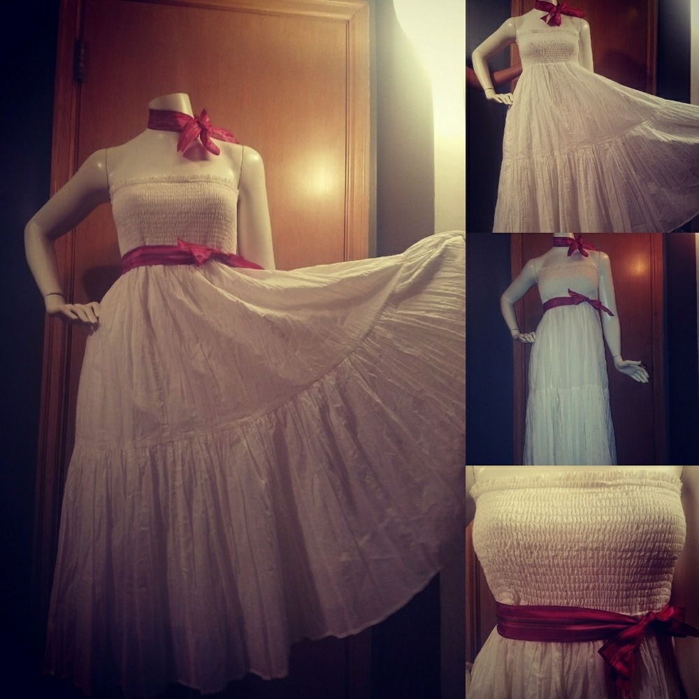*SOLD 100percent Cotton Boho Style Dress - Picture 1 of 6